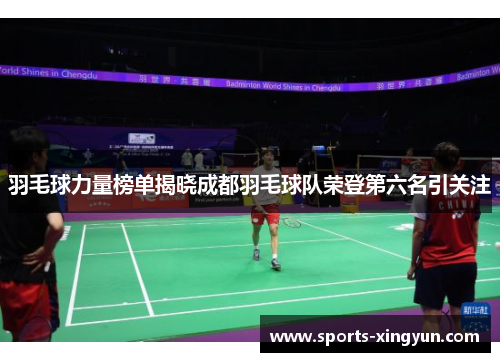 羽毛球力量榜单揭晓成都羽毛球队荣登第六名引关注